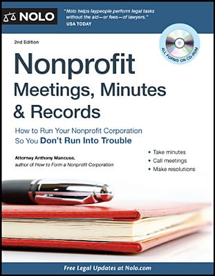 Nolo Nonprofit Organizations and Charities